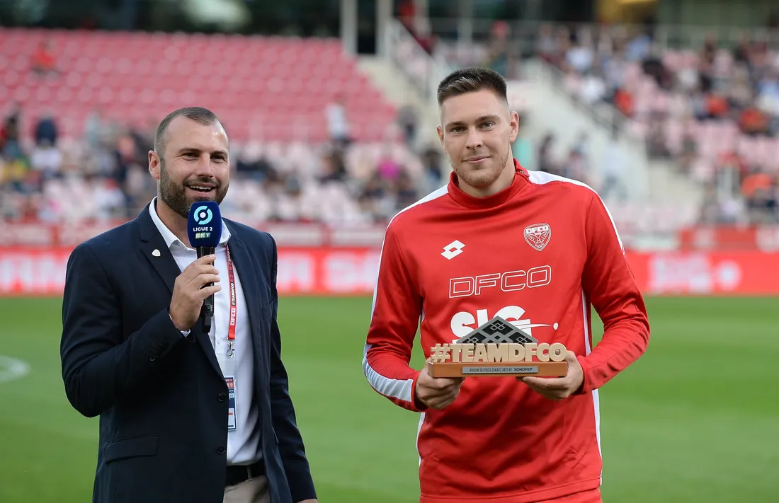 Aurélien Scheidler a été élu « joueur du mois d'août » au DFCO 